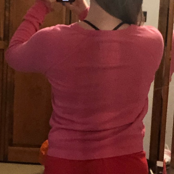 Gilly Hicks Crew Neck Sweatshirt Pink Size Small - Picture 2 of 5